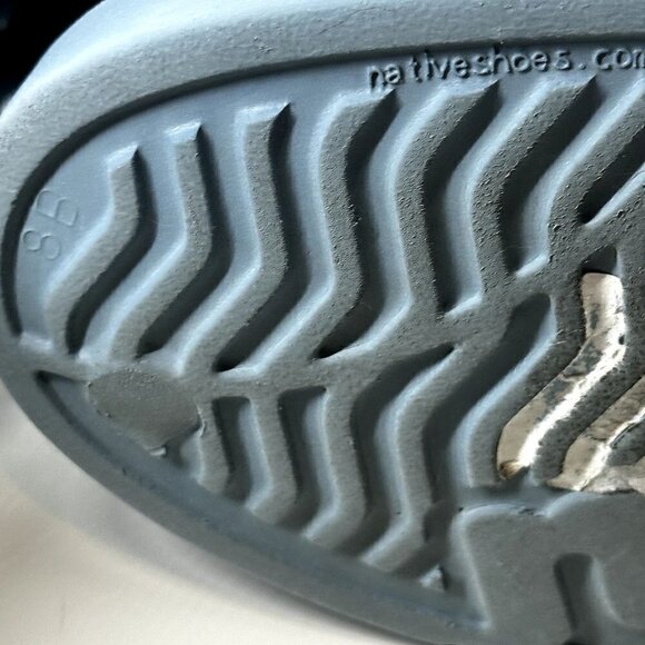 Native Shoes Jefferson Bloom Water Walking Shoes Dusty Blue Size M8 W10 - Picture 13 of 15